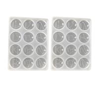 2 Piezas Molde de Silicona de Doce Signos del Zodiaco
