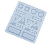 2 Piezas Molde de Silicona para Hacer Joyas DIY | Silicona de Color Claro, Fácil de Lavar y Antiadherente, Reutilizable para Manualidades Amigos