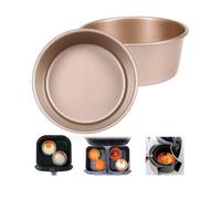 2 Piezas Moldes para Huevos Freidora de Aire, Molde Huevos Fritos Freidora de Aire, Moldes Huevos Air Fryer 10 cm, Moldes Huevos Air Fryer para Sándwiches de Magdalenas de Huevo Frito