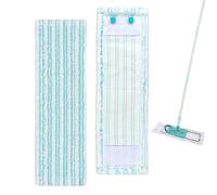 2 Piezas Mopa Funda de Recambio para Leifheit Profi XL Micro Duo/Cotton Plus 47x15cm Funda de Repuesto para Leifheit Funda de Microfibra con Finas cerdas para Todo Tipo de Suelos