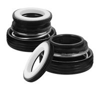 2 Piezas Motobomba de Agua de Gasolina 2 y 3 Pulgadas | Junta de Sellado Bomba de Agua, Plástico Negro, Repuesto para Sistemas de Riego y Bombas de Agua