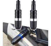 2 Piezas Motocicleta Protección Anticaida Protector Deslizante Marco para Kawasaki Versys650 Versys 650 Vulcan 650 S, Almohadillas de Choque Motocicleta, Protección Contra Caídas D Silver