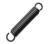 2 Piezas Muelle de extensión de acero para muelles con gancho spring, diámetro del alambre 3.0mm, OD 30mm, Longitud 200mm, Resorte de tensión de fuerza