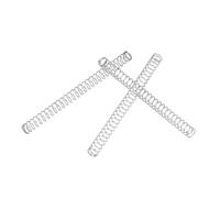 2 piezas muelles de compresión de acero inoxidable, muelles de control telescópico para asistencia en el cierre de puertas, diámetro de hilo 0.3mm, OD 7mm, longitud 300mm, 0.3x7x300mm(2 piezas)