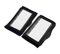 2 Piezas Muñequeras Tácticas Ventana PVC y Cierre | Poliéster Elástico, Herramienta de Entrenamiento, Incluidas, para Jóvenes y Prácticas de Equipo