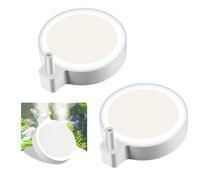 2 Piezas Nano Piedra de aire 50mm, para acuario, silenciosa, piedra de aire, difusor de oxígeno ultra alto, Acuario Piedra Difusora,Acuarios Disco De Piedra De Aire, para Estanques,Acuarios y Peceras