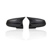 2 Piezas Negro Carbón Para Serie 1 2 3 4 X 220i 328i 420i F20 F21 F22 F23 F30 F32 F33 F36 X1 Tapa La Cubierta Del Espejo Retrovisor Carcasa Cubiertas Espejo Retrovisor(Carbon fiber pattern)