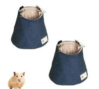 2 Piezas Nido de Planeador del azúcar Nido de algodón petauros del azúcar Decorativos casa para Dormir Accesorio Chinchilla escondite de los planeadores del azúcar