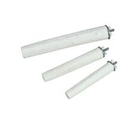 2 piezas Nobby Mineral Stones percha 22,0 cm, aprox. 2 x 290 g blanco