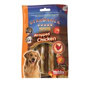 2 piezas Nobby STARSNACK Barbacoa "POLLO ENVUELTO" 2 x 70 g