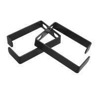 2 Piezas Organizador de Cables en D para Rack 19 Pulgadas, Negro | Canal Curvo Metálico, Montaje Mural Modular, para Estudio Musical y Fibra Óptica