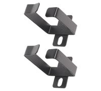 2 Piezas Organizador de Cables para Rack Metálico Negro con Asa | Gestión Vertical para Estudio y Bastidor Mural 19 Pulgadas, Snaps Seguros, Diseño Modular