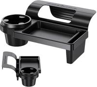 2 Piezas Organizador de Ventana de Coche para Dacia Sandero 3 (III) DJF I 2021-2024, Bandeja de Almacenamiento para Ventana de Automóvil con Soporte para Tazas de Agua