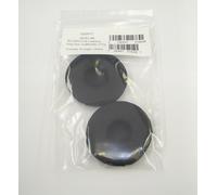 1 Par De Almohadillas De Cuero Jabra Biz 2400 II Serie Grande 14101-49 NUEVO