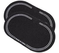 2 Piezas Pads de Percusión Doble Capa Tpe para Pieles de Batería | Corte a Medida, Resiste Seco y Húmedo, Lavado y Reutilización, Ensayo y Actuación, Acabado Fino