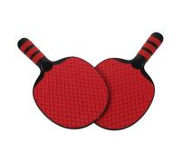 2 Piezas Pala de Tenis de Mesa Roja de Plástico para Principiantes | Superficie Elástica Control Preciso, Uso en Práctica y Entornos Profesionales, Ajuste Fácil para Nuevos Jugadores