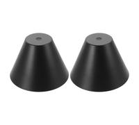 2 Piezas Pantalla de Lámpara de Noche Pequeña de Hierro Negro | Cubierta de Repuesto, Instalación Sencilla y Resistente al Desgaste, Uso en Hogar y Biblioteca