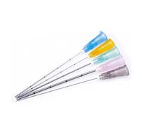 2 piezas/paquete * 10 paquetes 18G 21G 22G 23G 25G 27G Jeringas de cánula con muescas y extremos lisos Aguja