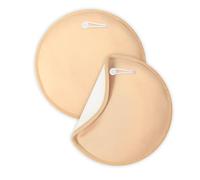 2 Piezas Paquete de Aceite de Ricino para Senos, Ajustable Bolsa de Aceite de Ricino para Senos con Hilo Paquete de Aceite de Ricino Almohadillas para Senos para Relajarse (Caqui)