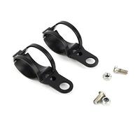 2 piezas/par Soporte de montaje para señal de de motocicleta, abrazadera de soporte de horquilla con indicador universal, soportes de abrazaderas de reubicación de horquilla