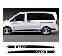 2 Piezas para Benz Vito Viano Clase V w447 v260, Pegatinas de Rayas Laterales largas para Coche, calcomanías de Vinilo para Coche, Accesorios para automóviles. Auto Stripe Lateral Calcomanía