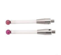 2 piezas para CMM Touch Probe Stem 50 mm con punta de bola de 6 mm, varilla de sonda roscada M2 de 4,5 mm, lápiz capacitivo de acero inoxidable para máquina de medición de tres coordenadas, modelo