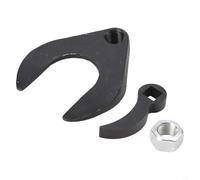 2 piezas para herramienta de extracción de eje de junta CV, juego de cabezales adaptadores de llave Prybar de 1/2 pulgada, extractor de medio eje de acero para desmontaje de eje cardán, kit de