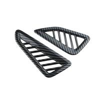 2 Piezas para la Tapa de Salida de la Salida del Aire Acondicionado del Coche Abs y la Tapa de Pegatina para Toyota Corolla Cross XG10 2021-2023 LHD