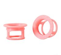 2 piezas para manillar de bicicleta impreso en 3D para PLA Road para manillar de bicicleta, extremo de manillar de caída, tapones de extremo ligeros, accesorios de ciclismo de ajuste seguro (rosa)