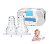 2 Piezas para Medela Tetinas de repuesto de flujo lento