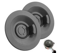 2 Piezas Pastillas de Limpieza, 54 mm Breville & Sage Pastillas De Limpieza De Máquinas, Accesorios de Silicona Elástica para Breville para La Mayoría de Máquinas de Espresso (Gris)