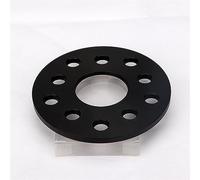 2 Piezas PCD 5x115 CB: Adaptador Espaciador De Rueda De Aluminio De 71,6mm 5 Lengüetas De Coche Para DODGE Separadores Ruedas Completos de Tornillos(2PCS 5mm Black)