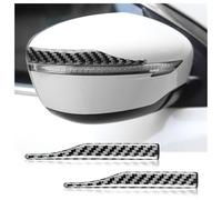 2 Piezas Pegatinas Coche Anti-Colisión,Pegatinas Coche Exterior de Carbono Brillante para Decoraciones Coche & Tuning Coche,Accesorios Coche Universales para Espejos Laterales