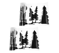 2 Piezas Pegatinas Decorativas para Puerta Lateral de Coche Luna y