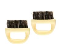 2 Piezas peine para barba de hombre peines para hombres kit de corte de pelo barba falsa limpieza facial barbera peine de barba para hombre de los hombres abdominales Beige NOLITOY