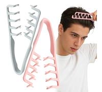 2 Piezas Peine Texturizador, Herramienta de Volumen de Raíces, Peine de Dientes Anchos, Peines Masculino Para Cabello con Volumen, para Hombres y Mujeres
