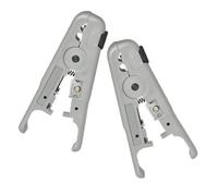 2 piezas Pelacables Manual ABS para Cables de Red Cat5e y Cat6 | Herramienta para Electricistas E Instaladores, Instalación de Red y Uso In Situ, Evita Daños Conductor