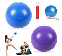 2 Piezas Pelota de Pilates 25 cm y Yoga, Pequeña para Ejercicios Abdominales, Básicos, Masaje y Rehabilitación