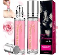 2 Piezas Perfume Feromonas Mujer, Feromonas Mujer para Atraer Hombres, Roll-on Perfume para Obtén una Nota de Fragancia Duradera