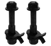 2 piezas Perno Excéntrico de Cuatro Ruedas 8,5x3,8x3,8cm 42CrMo negro | Ajuste de Suspensión, Instalación Sencilla, Rendimiento Fiable, Reduce Desgaste Irregular, Mejora Estabilidad del Vehículo