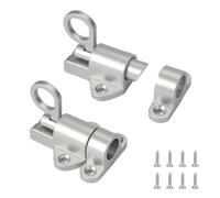 2 Piezas Pestillo de Puerta Automático, Perno de Resorte de Puerta con Tornillos, Riegelschloss für Fenster de Aleación de Aluminio, Cierres de Pestillo Automático para Puertas de Madera, Ventanas