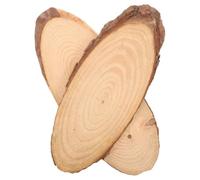 2 Piezas Piedra de Paso de Jardín 8,5 Pulgadas de Madera Ovalada | Superficie Texturizada, Estilo Rústico Farmhouse, para Senderos y Proyectos DIY de Jardinería