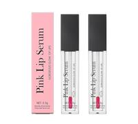 2 Piezas Pink Lip Oil,Sérum Labial Rosa,Hidratante Suero Labial Rosa Relleno,Suero para Labios Pink Lip Plumper,Aceite Labial Rejuvenecedor de Larga Duración,para Labios Suave y Suave