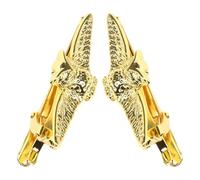 2 Piezas Pinza de Corbata Dorada para Hombre de Aleación de Zinc | Bodas y Eventos Formales, Cierre Firme y Fácil de Colocar, Estilo Business Formal