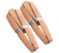 2 Piezas Pinza de Madera para Joyería, Abrazadera de Anillo | Mordazas Acolchadas y Mecanismo de Cuña, Uso en Banco de Trabajo para Anillos y Piezas Metálicas