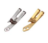 2 Piezas Pinzas Billetes de Acero Inoxidable, Abrebotellas de Acero Inoxidable, Pinzas para Billetes Multifunción, para Tarjetas de Visita, Postales, Carteras