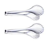 2 Piezas Pinzas de Acero Inoxidable para Servir Carne y Ensalada