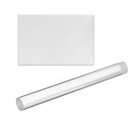 2 Piezas pizarra acrílica plastilina rodillos ferramentas arcilla polimérica herramientas de modelado de arcilla manual artesanía palo de barro suministros niño Tablero de arcilla