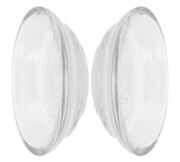 2 Piezas Plato Rallador Manual Transparente de Vidrio