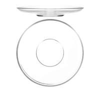 2 piezas Platos Transparentes de Vidrio Redondos para Aperitivos y Postres Platillos Multipropósito para Tazas de Té Bandejas para Snacks y Café Diseño Elegante y Reutilizable